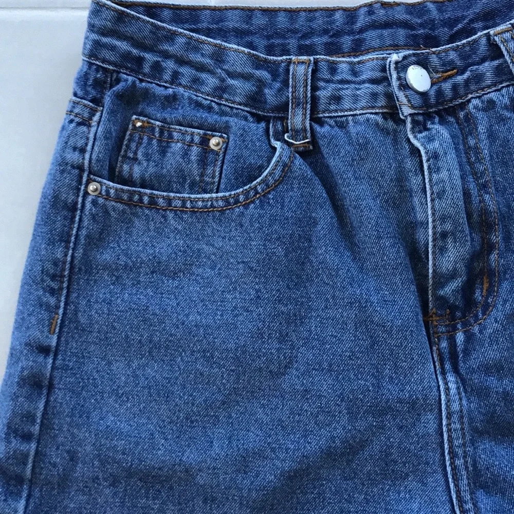 ❤️3X20 SHEIN Women High Waist Medium Wash Denim Shorts | M